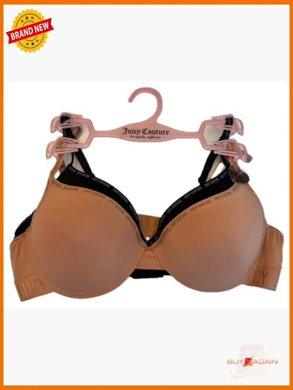 2 Pack Push Up Bras Demi Coverage Adjustable Straps Underwire Hook Eye